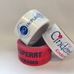 bedrucktes paketband mit logo